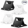 COOLOO Adjustable Cell Phone Stand for Desk, 4 Pack Smartphone Tablet Stand, Universal Foldable Multi-Angle Pocket Desktop Mobile Phone Holder (Multi-Colored) COOLOO Adjustable Cell Phone Stand for Desk, 4 Pack Smartphone Tablet Stand, Universal Foldable Multi-Angle Pocket Desktop Mobile Phone Holder (Multi-Colored)