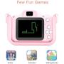 Kids Digital Camera, Rechargeable Child Camera with Soft Silicone Case&16GB Card, 8.0MP Selfie Toy Camera, Mini Children Camera Camcorder with Dual Camera Design Gift for 3-12Years Boys and Girls