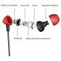 Earphones,OARIE in-Ear Headphones Stereo Earbuds with Microphone for iPhone, iPod, iPad, Samsung (Red)
