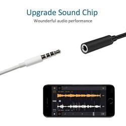 Headphone Adapter Jack 2 in 1 Adapter for iPhone Xs/Xs Max/XR/ 8/8 Plus/X (11) / 7/7 Plus Adapter Listen to Music Adapter Audio and Charge 3.5mm Splitter Converter Compatible with Adaptor Charger