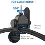 [Pro Version] KIWI design VR Cable Management, Retractable Ceiling Pulley System for HTC Vive/HTC Vive Pro/Oculus Rift S/PS VR/Microsoft MR/Samsung Odyssey VR Accessories (Black, 1 Pack)