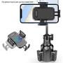 Car-Cup-Holder-Phone-Mount Adjustable Pole Automobile Cup Holder Smart Phone Cradle Car Mount for iPhone 11 Pro/XR/XS Max/X/8/7 Plus/6s/Samsung S10 /Note 9/S8 Plus/S7 Edge(Black)