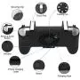 Mobile Game Controller [Upgrade Version] and Gamepad for PUBG 4-in-1 with Gamepad Shoot and Aim Trigger Phone Cooling Pad Power Bank for 4.5-6.5inch Android & iOS Fortnite/Knives Out