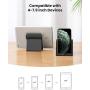 UGREEN Cell Phone Stand Holder Mobile Phone Dock Compatible for iPhone 11 Pro Max SE XS XR 8 Plus 6 7 5, Samsung Galaxy S20 S10 S9 S8 S7 S6 Android Smartphone Holder Desk Adjustable Foldable (Black)