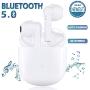 Wireless Earbuds Headphones Bluetooth Earbud 5.0 Ear Buds with Mic Smart Noise Reduction (Fast Charging Case) Pop-Up Auto Pairing Wireless Headphones Earbuds iPhone/Android/Airpods in Ear Earbud