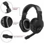 NUBWO U3 3.5mm Gaming Headset for PC, PS4, Laptop, Xbox One, Mac, iPad, Nintendo Switch Games, Computer Game Gamer Over Ear Flexible Microphone Volume Control with Mic - Black