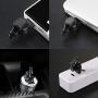 Single Mini Bluetooth Earbud Wireless Bluetooth Headset in-Ear Invisible Earpiece Business Bluetooth Headphone with Magnetic USB Charging Dock 4Hr Playtime Sweatproof Sport Earphone (Black)