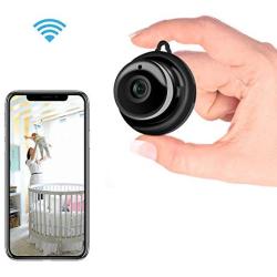 Sonkir Wireless Hidden WiFi Camera, Security Mini Spy Camera Covert Nanny Cam Indoor Video Recorder Support 2 Way Audio Motion Detection Night Vision