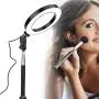 LED ring makeup lamp Adjustable LED fill light, ring of light with support for video and live streaming and make-up