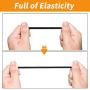 Elastic String for Masks, High Elasticity 20 Yards 1/4 Inch Elastic String Cord Bands Rope for Sewing, Earloop Stretch Elastic Thread for Crafts DIY Making Masks, Handmade String for Sewing (Black)