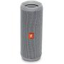 JBL Flip 4 Portable Bluetooth Wireless Speaker Bundle with Protective Travel Case - Gray