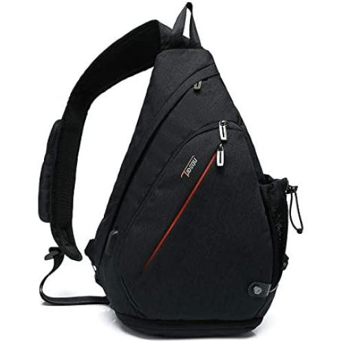 Tudequ Dry Wet Separation Sling Crossbody Chest Bag Backpack Casual Daypack for Men Women Teens