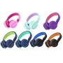Elecder i36 Kids Headphones Children Girls Boys Teens Foldable Adjustable On Ear Headphones 3.5mm Jack Compatible iPad Cellphones Computer Kindle MP3/4 Airplane School Tablet Purple/Red