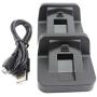 HuntGold Game Accessories Dual Charging Dock For Playstation 4 PS4 Wireless Controller