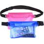 Yigou Waterproof Pouch Bag 2 Pack with Wist Strap Universal Dry Bag Case Prefect to Keep Your Phone Dry and Safe Idear for Boating Swimming Snorkeling Kayaking Beach Water Parks Fishing