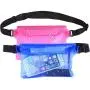 Yigou Waterproof Pouch Bag 2 Pack with Wist Strap Universal Dry Bag Case Prefect to Keep Your Phone Dry and Safe Idear for Boating Swimming Snorkeling Kayaking Beach Water Parks Fishing