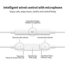 Earbuds, Wired Earbuds, High Definition Earphones, Noise Isolating in Ear Headphones, Deep Bass, Crystal Clear Sound, Compatible with iPhone, iPad, Samsung, Sony, Tablets and Android Smartphones