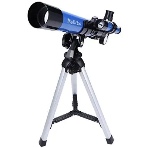 MaxUSee Kids Telescope 400x40mm with Tripod & Finder Scope, Portable Telescope for Kids & Beginners, Travel Scope with Moon Mirror, Stars & Moon map Included MaxUSee Kids Telescope 400x40mm with Tripod & Finder Scope, Portable Telescope for Kids & Beginners, Travel Scope with Moon Mirror, Stars & Moon map Included