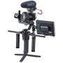 UURig DH13 Dual Handle Grip for DJI Ronin S/Ronin SC Camera Stabilizer, Cold Shoe Microphone/Light/Monitor Extension Position Adjustable