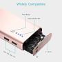 BONAI Portable Charger, USB Power Bank 10,000mAh External Battery Pack and Flashlight Compatible iPhone X 8 6 7 Plus 6s 8 iPad Samsung Galaxy S8 S7 Note 8 Phone Smartphones Tablet - Rose Gold