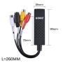 UCEC USB 2.0 Video Audio Capture Card Device Adapter VHS VCR TV to DVD Converter Support Win 2000/Win Xp/Win Vista/Win 7/Win 8/Win 10