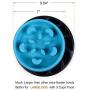 JASGOOD Slow Dog Bowl for Large Dogs,Anti-Gulping Dog Slow Feeder Stop Bloat,Slow Eating Big Pet Bowl