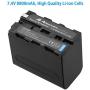 Powerextra 2 Pack Replacement Sony NP-F970 Battery Compatible with Sony DCR-VX2100, DSR-PD150, DSR-PD170, FDR-AX1, HDR-AX2000, HDR-FX1, HDR-FX7, HDR-FX1000, HVL-LBPB, HVR-HD1000U, HVR-V1U, HVR-Z1P