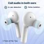 Wireless Earbuds TicPods 1 True Bluetooth Earbuds with Charging case, Water Resistant, Clear Crisp Audio in Both Ears, Noise isolating, Ice