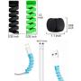 36 PCS Cable Protectors for iPhone iPad Charger End Cord Savers with 2 Desk Cable Clips, VIWIEU Spiral USB Wire Protector for Headphone MacBook Laptop Earphone Cell Phone Cute Cable Wrap Accessories