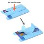 Kinteshun Cards Holder with Cell Phone Stand,Universal Multiuse Stick-on Silicon Rubber Smartphone Sleeve Support Wallet(6pcs with