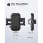 Dashboard Car Phone Holder Mount - Lamicall Dash & Windshield Suction Phone Mount Stand for Car with Extendable Arm, Universal Compatible with iPhone 11 Pro Xs Max XR X 8 7 6 Plus, 4-6.5 Smartphones
