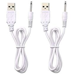 Replacement DC Charging Cable | USB Charger Cord - 2.5mm (2 Pack)