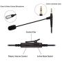 Boom Gaming Microphone Cable Compatible with Game PS4 Xbox One PC Laptop Phone and Sony MDRXB950BT, MDRXB650BT, MDR1000X, MDR100ABN, WH1000XM2, MDR-1A Headphone - with Volume Control and Mute Switch