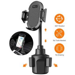 PaiTree Car Cup Holder Phone Mount, Ultra Stable Neck Cell Phone Holder for Car, Cradle Long Adjustable Car Mount for iPhone Compatible with iPhone 11 Pro Max/11 Pro/11/XS/XR/X/8/7 Plus Samsung S10+