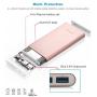[Upgraded] Poweradd 2ND Gen Pilot 2GS 10000mAh Portable Charger External Battery Pack with Smart Charge for iPhone, Ipad, Samsung Galaxy, Smartphones and Tablets - Rose Gold