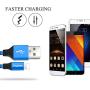 Phone Charger Rapid Cable Blue - Sagmoc USB Charging Cord Nylon Braided【5 Pack】10FT 2FT 6FT 3FT 2FT Compatible with XS/XS MAX/XR/X/8/8Plus/7/7Plus/6/6Plus/6s/6sPlus/5/5s/AIR/PRO （Sapphire Blue）