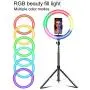 LED RGB Ring Light kit, 10 inch Ring Light, with Tripod Stand, Mobile Phone Stand with Adjustable Temperature Lighting, Used for Camera/Selfie/TikTok/Makeup/Video Shooting (Upgraded Version) LED RGB Ring Light kit, 10 inch Ring Light, with Tripod Stand, Mobile Phone Stand with Adjustable Temperature Lighting, Used for Camera/Selfie/TikTok/Makeup/Video Shooting (Upgraded Version)