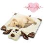 Moropaky Puppy Heartbeat Toy Puppy Bed Mat for Anxiety Relief, Behavioral Training Aid Toy for Dog Calming Sleeping Soother Cuddle