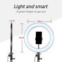 Umsky LED Ring Light 14" with Tripod Stand and Phone Holder，LED Dimmable Selfie Ring Light, Adjustable Color Temperature 3200K-5600K, Stand Phone Holder, Photography& Video,YouTube Vlog and Makeup