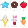 Dono Squeaky Plush Dog Toys-Pet Pack for Puppy Cute Toys Small Stuffed Puppy Chew Interactive Doggie Toys 13 Pack Tooth Grinding & Training Pet Toy Supplies for Medium to Small Dogs