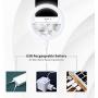 Selfie Ring Light [Upgraded Version], Rechargeable Portable Clip-on Selfie Fill Light with 36 LED for Smart Phone Laptop Photography, Camera Video, Girl Makes up White