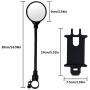 Bike Rear View Mirror Bike Mirror Bike Phone Mount Adjustable Universal Silicone Phone Stand Adjustable Shockproof