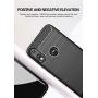 Moto E 2020 case,Motorola E case,with HD Screen Protector,M MAIKEZI Soft TPU Slim Fashion Non-Slip Protective Phone Case Cover for Motorola Moto E (2020)(Black Brushed TPU)