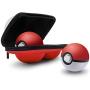Portable Carrying Case for Nintendo Poke Ball Plus Switch Controller, Accessory for Pokémon Lets Go Pikachu Eevee Game for Nintendo Switch or Smartphone, Red and White