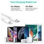 30W Fast Charger for iPad Pro 12.9 Gen 1/2 2015 2017, iPad Pro 10.5, iPad 7, iPad Air 3, iPad Mini 5, iPhone 11, 11 Pro Max, XR, Xs,X, Foldable Plug, LED Indicator, 6.6ft Apple Certified Charger Cable 30W Fast Charger for iPad Pro 12.9 Gen 1/2 2015 2017, iPad Pro 10.5, iPad 7, iPad Air 3, iPad Mini 5, iPhone 11, 11 Pro Max, XR, Xs,X, Foldable Plug, LED Indicator, 6.6ft Apple Certified Charger Cable