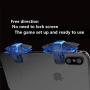 Mistique X7 Pubg Mobile Trigger Controller Battle Royale Sensitive Shoot and Aim LT016BLG for All Android and iOS Phones-1 Pair-(Midnight Blue)