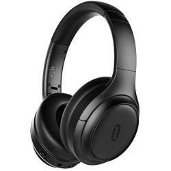 TaoTronics Active Noise Cancelling Headphones [Upgraded] Bluetooth Headphones SoundSurge 60 Over Ear Headphones Wireless Headphones Deep Bass, Quick Charge, 30H Playtime for Travel Work Cellphone