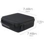 co2crea Hard Travel Case for DJI OSMO Mobile 3 Combo Lightweight Portable 3-axis Handheld Gimbal Stabilizer