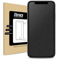 Mothca Matte Screen Protector for iPhone Xs Max/iPhone 11 Pro Max Anti-Glare & Anti-Fingerprint Tempered Glass Clear Film Case Friendly 3D Touch Easy Install Bubble Free - Smooth as Silk