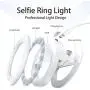 Selfie Ring Light Led Circle Portable Clip-on Selfie Fill Light with USB Rechargeable for Phone Camera Photography Video White Selfie Ring Light Led Circle Portable Clip-on Selfie Fill Light with USB Rechargeable for Phone Camera Photography Video White